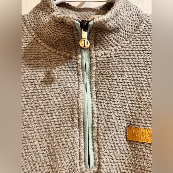 WILL NOT TAKE LESS Jadelynn Brooke Women's Long Sleeve 1/4 Zip Pullover Gray - Picture 3 of 7